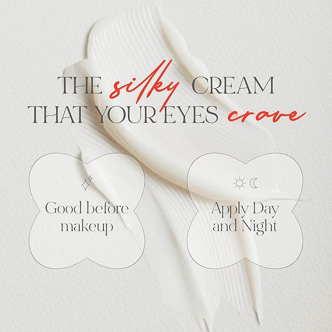 5% Caffeine Eye Cream Anti Aging with 360 Rollerball, Reduce Wrinkles and Dark Circles, Under Eye Cream For Women and Men