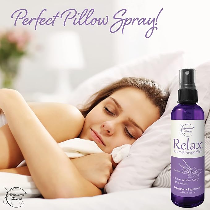 Relax Massage Lotion & Aromatherapy Pillow Spray | Massage Cream for Massage Therapy & Lavender Mist for Relaxation