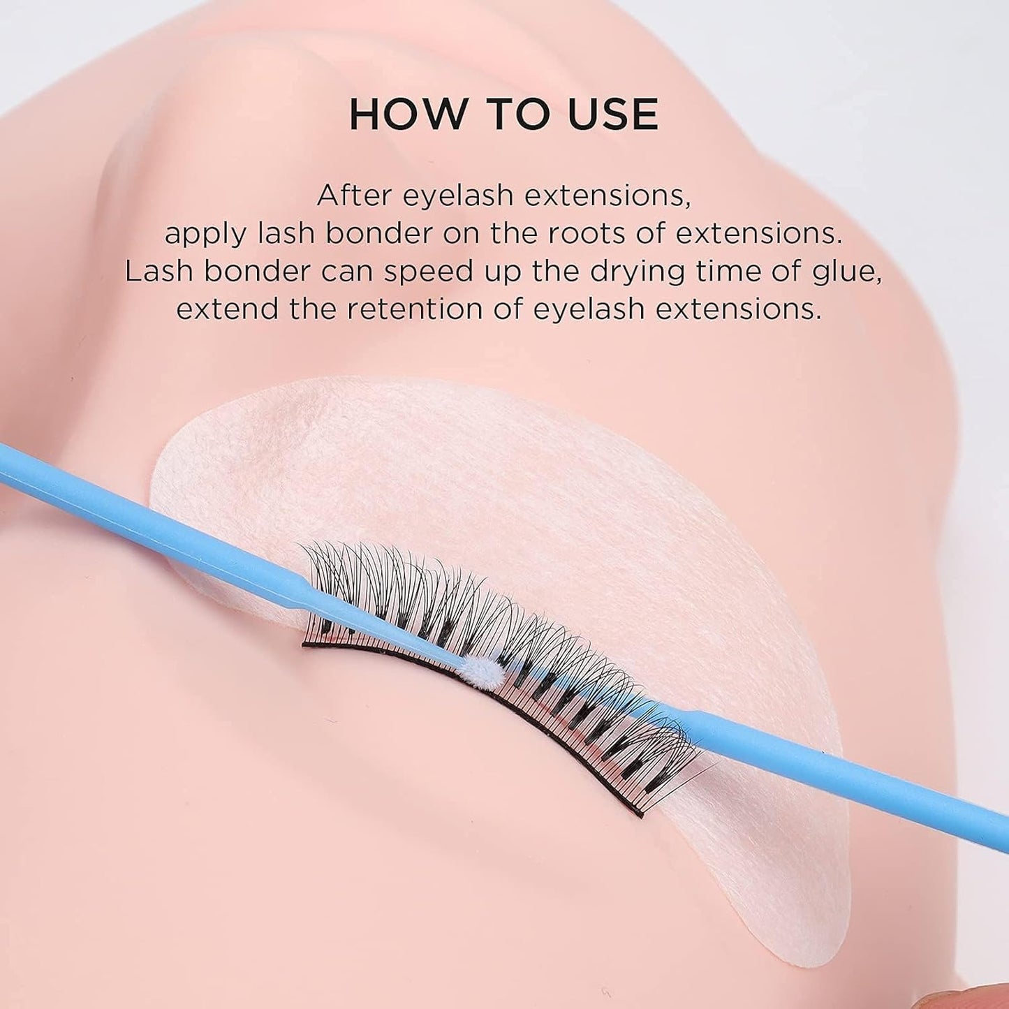 BEYELIAN Lash Bonder for Eyelash Extension Super Bonder Longer Retention Help Glue Bond Better Glue Primer Accelerate Drying Time Low Irritation Water Oil Proof 4 Pack