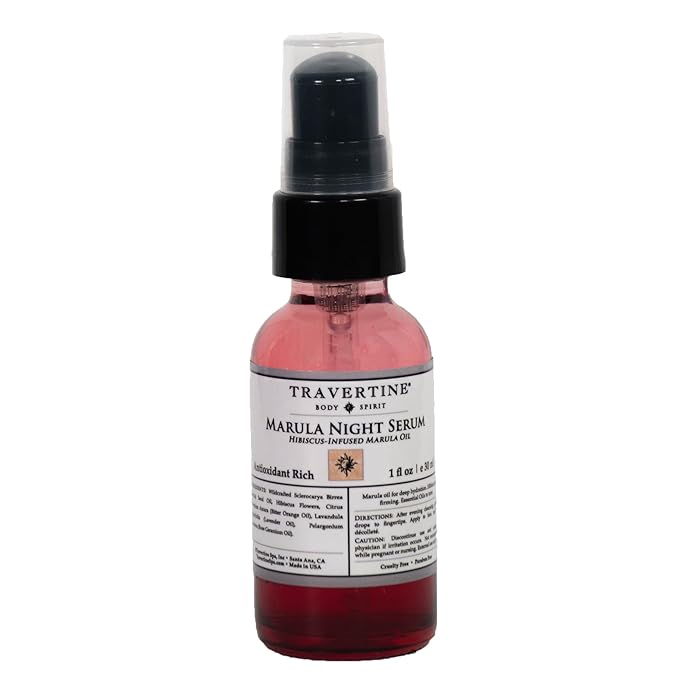 Travertine Spa Night Serum, Marula