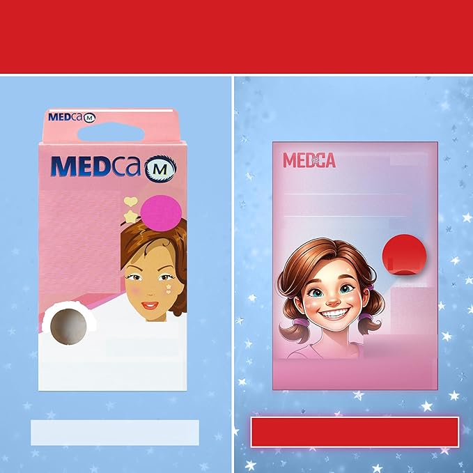 MEDca Acne Patches for Face - Hydrocolloid Bandages (112 Count) Pimple Patches for Face in Hearts & Stars, Acne Spot Treatment Care for Face & Skin Spot Patch Conceals Zits, Acne and Blackheads