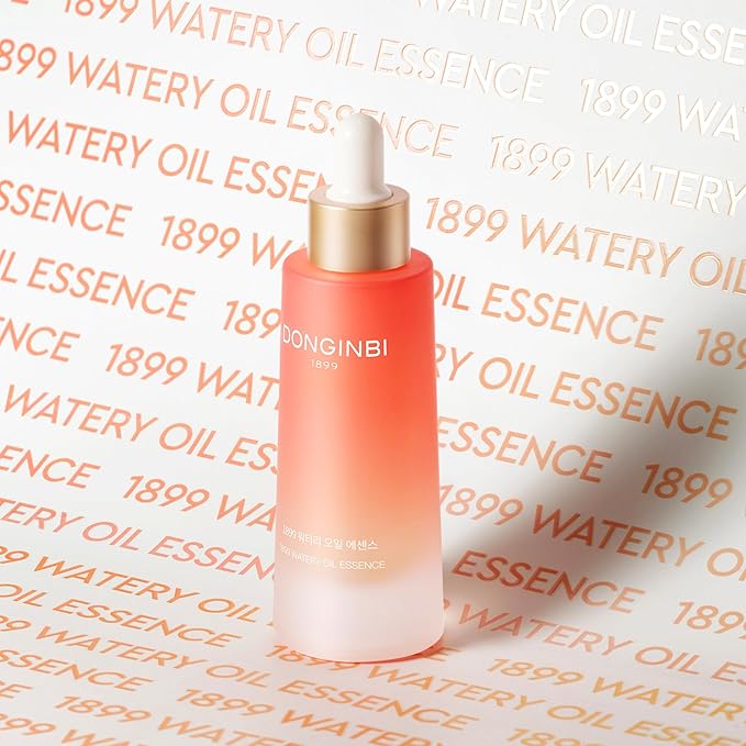 Donginbi Red Ginseng 1899 Watery Oil Essence - Mother's Day Gifts, Fast Absorbance Facial Essence for Skin Glow with Red Ginseng Oil, 1.01 floz / 30ml