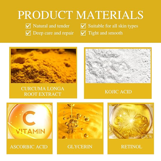 2PC Revix Collagen Mask, Revix Turmeric Collagen Night Mask, C-ollagen Night Wrapping M-ask, Gentle Cleansing, Moisturizing, Nourishing