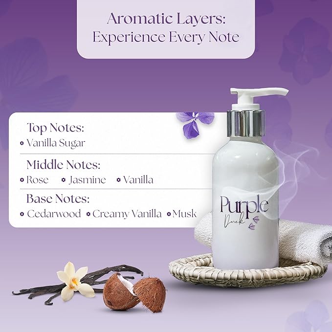 Hydrating Body Oil for Women | Lightweight All-Natural Moisturizing Oil | Fast-Absorbing Moisturizer | Scented Body Oil for Women - Vanilla Bloom 3 Oz