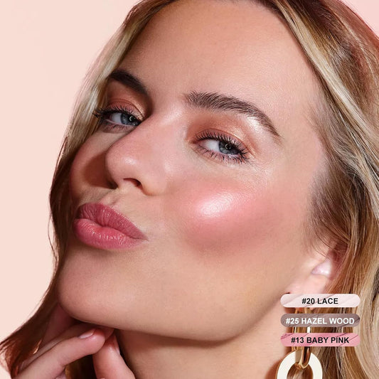 FOCALLURE 3 Pcs Cream Contour Sticks,Shades with Highlighter & Bronzer & Blush,Non-greasy Long-wear Face Contouring Pen,Easy to Sculpt the Face and Create a Lightweight Finishing Makeup,FAIR-LIGHT