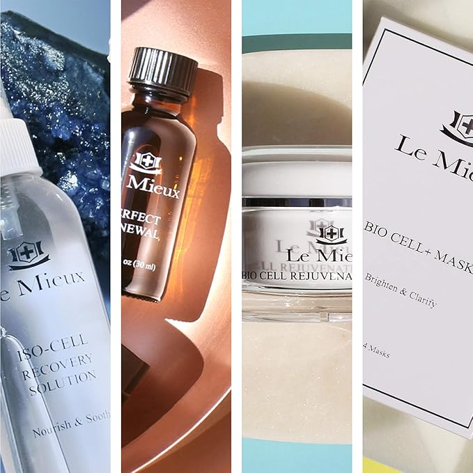 Le Mieux Rx Complex Serum - Antioxidant, Peptide & Hyaluronic Acid Anti-Aging Face Serum to Help Address the Appearance of Fine Lines & Wrinkles, Dark Spots, Uneven Texture (1 oz / 30 ml)