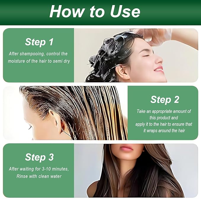 7 Day Repair Keratin Hair Mask & Treatment with Argan Oil - Hydrating, Deep Repair for Dry, Frizzy, Damaged Hair - 16.9 fl oz