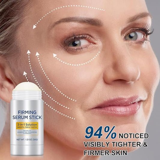 Retinol Firming Serum Stick, Retinol Face Stick with Antioxidants to Visibly Tighten and Firm Wrinkles, Advanced Firming & Wrinkle-Reducing Cream for Face and Body