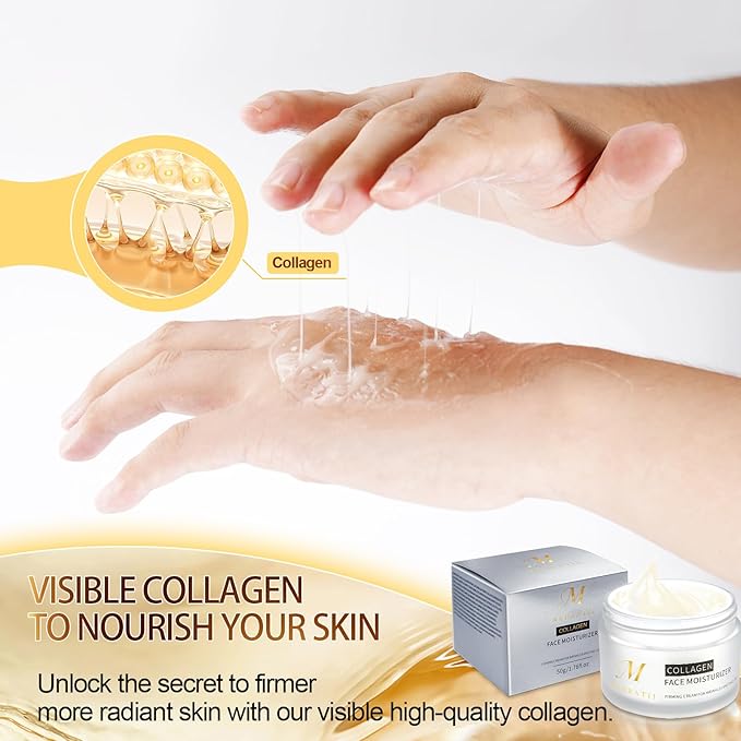 Collagen Face Moisturizer Cream, Age Repair Anti-Aging Night Cream, Anti Wrinkle Cream, Night Cream For Face (1.7 Oz,1 Pack)