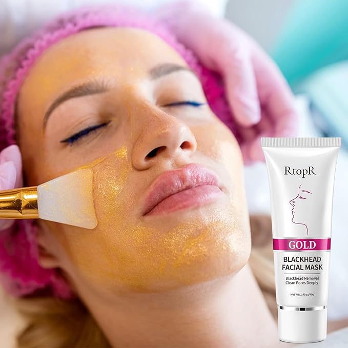RtopR Blackhead Remover Mask, For All Skin Types, Deep Cleansing Blackheads, Dirts, Pores, Peel Off Facial Mask Nose Strips