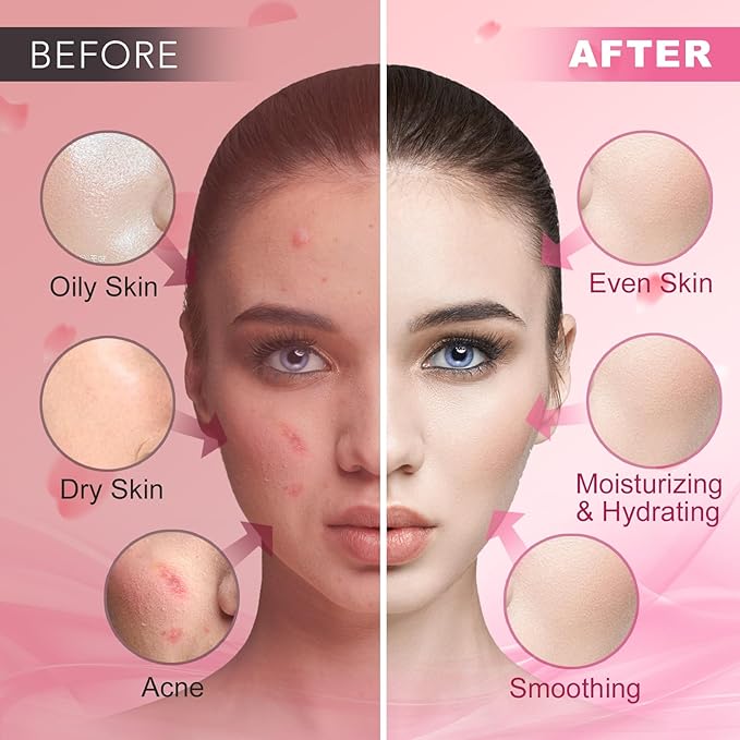 Jelly Mask for Facials Professional, Hydrating & Moisturizing Peel-Off Natural Gel Face Mask SkinCare, Professional Spa Use Jelly Face Masks, Deep Hydration & Glow 23 Fl Oz (Bulgarian Rose)