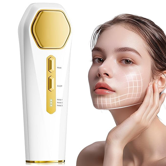 Multifunctional Facial Massager, Real Glass Glow Device for Face and Neck, Portable Face Massager Tool for Skin Care Pore Care, Enhanced Skin Radiance Effective Against Dullness