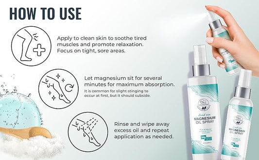 Natural Elephant Dead Sea Magnesium Oil Spray for Topical Use | 100% Pure | 2 Liter Bulk Refill (4.2 lbs) | Promotes Relaxation and Well-Being