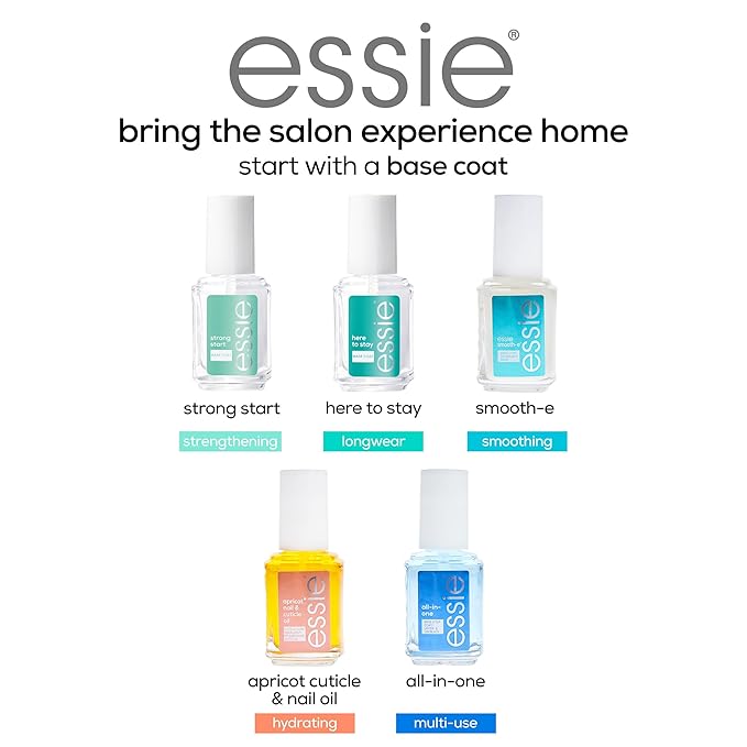essie Nail Care, 8-Free Vegan, No Chips Ahead Top Coat, chip-resistant nail polish, 0.46 fl oz
