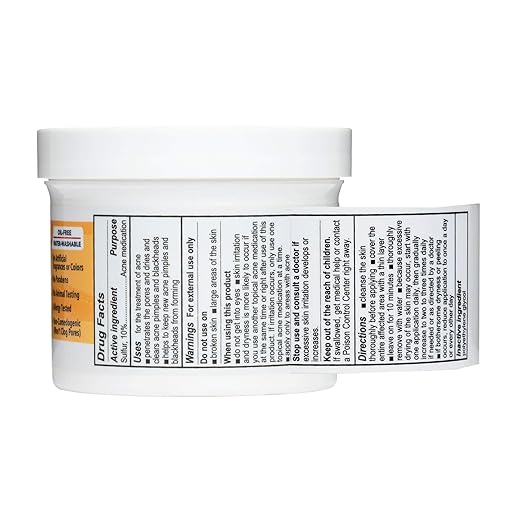 De La Cruz 10% Sulfur Ointment - Cystic Acne Treatment for Face and Body - Daily 10 Min Spot Treatment Mask - Safe and Effective Game Changing Hormonal Acne Treatment That Clears Up Pimples - 2.6 oz