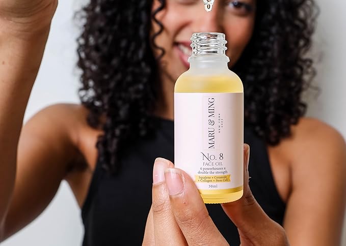 Maru & Ming No. 8 Face Oil with Collagen, Squalane, Ceramide, Collagen & Moringa 1 oz 1-Pack