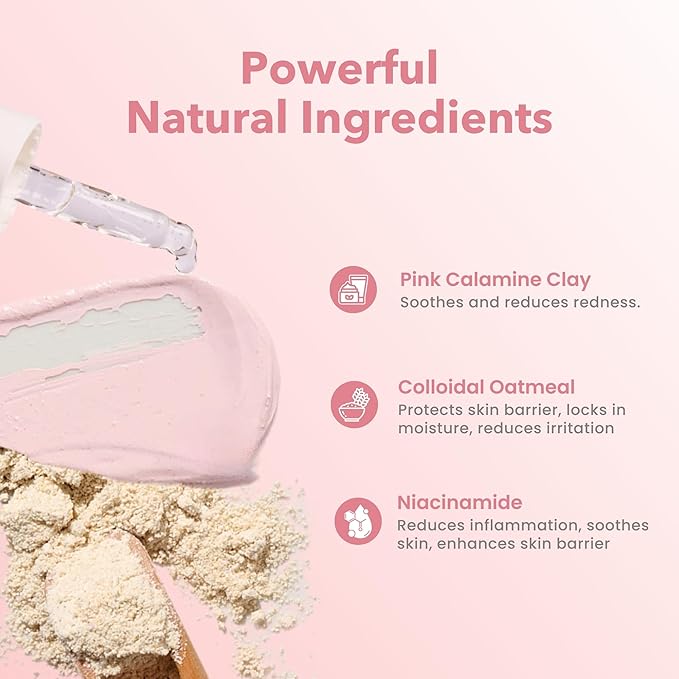 Patchology Calm SmartMud Clay Mask For Face - No Mess Soothing Mud Mask w/Calamine, Colloidal Oatmeal, & Niacinamide - Reduces Redness & Moisturizes Skin - Face Mask Skin Care for Women (1 Count)