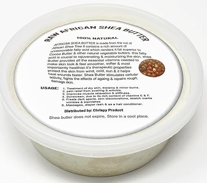 Raw Unrefined African Shea Butter Selections (8 Oz, 16 Oz, 32 Oz)- Grade AAA Premium Shea Butter From Ghana - Use on Acne, Eczema, Stretch Marks (8 OZ IVORY)