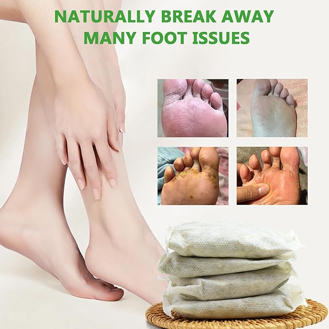 Chinese Herbal Mugwort Herb Foot Soak, Chicken Blood Vine Wormwood Athletes Footbath Relax Bath Spa massager, Sweating Feet Wash At Home Pedicure Kit, Feet Odor smelly Eliminator For Men/Women Footspa