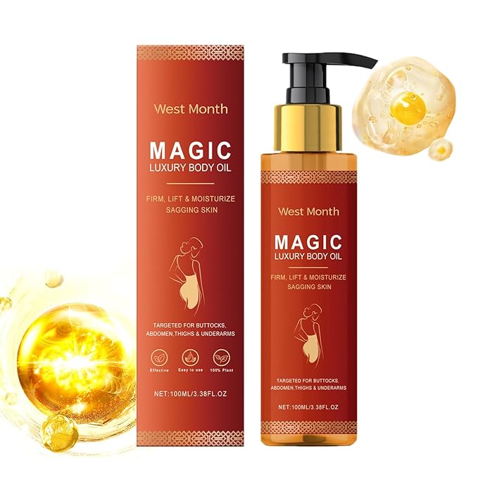 Magic Body Firming Oil,Magic Luxury Body Oil for Skin,Hydrating and Firming Body Oil for Full Body Use (1pcs)