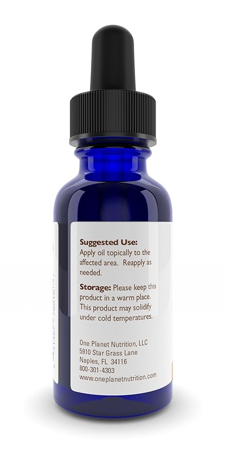 One Planet Nutrition Australian Emu Oil 2 oz, Pure & Natural, 6x Refined, Cold Pressed for Face & Hair, Transdermal (Easy Absorption), Non-GMO, Gluten-Free, for Skin Hydration