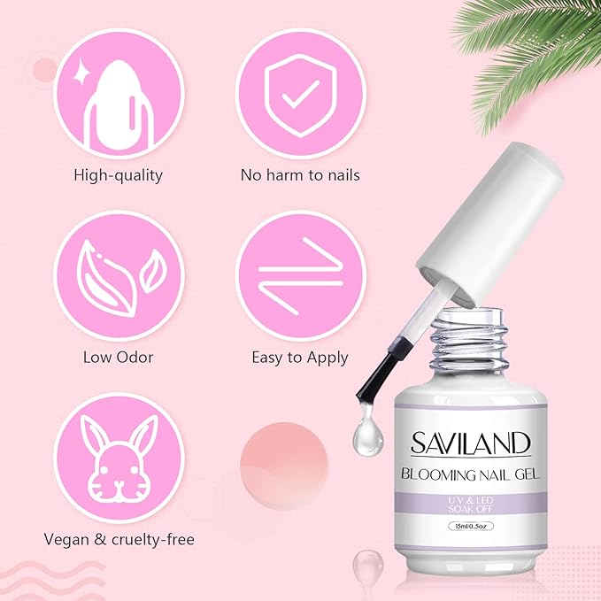 Saviland Blooming Gel and Cuticle Oil Vitamin E