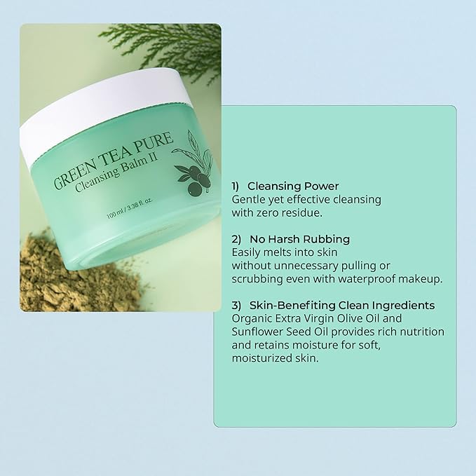 YADAH Green Tea Cleansing Balm with Green Tea Cleansing Balm 2