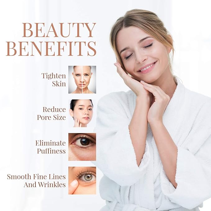 Ice Globes for Facials | Unbreakable Steel Cooling Roller | Cryo Sticks for Face | Massager for Face Neck & Eyes | Skin Care for Dark Circles, Puffiness, Wrinkles, Collagen Production (PINK)