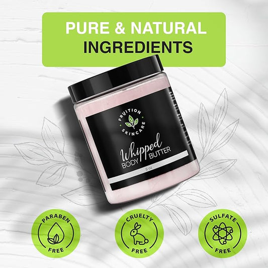 Body Butter for Women and Men - Body Glaze With Fruit Extracts and Fruit Oils - Non Greasy And For All Skin Types - Award Winning Lab and Cruelty Free