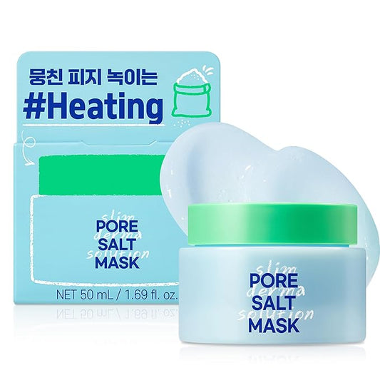 Lab.it Self-Heating Face Scrub – Exfoliating Face Wash & Deep Pore Cleaner Mask for Oily Skin, Sebum Control, Melts Blackheads, Refines Skin Texture with Salt, facial exfoliator (50g / 1.69 fl. oz.)