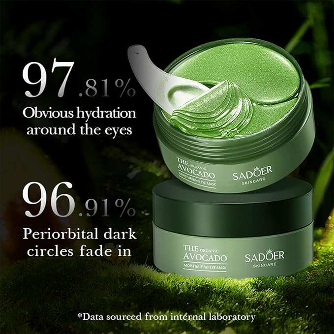 60 Count Under Eye Masks, Hydrating Mask Skincare, Eye Patches for Puffy Eyes, Dark Circles and Puffiness, Gel Pads for Eye Bags and Wrinkles Under Eye Treatment