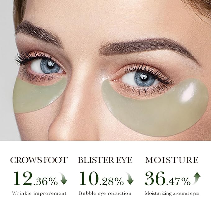 60 Count Under Eye Masks, Hydrating Mask Skincare, Eye Patches for Puffy Eyes, Dark Circles and Puffiness, Gel Pads for Eye Bags and Wrinkles Under Eye Treatment