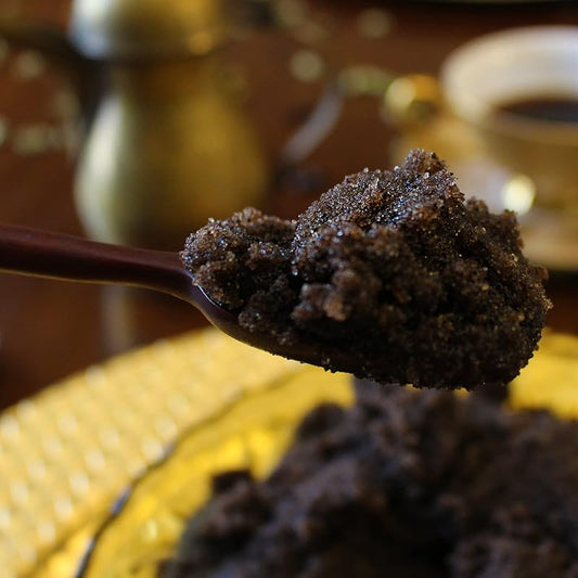 Organic Arabic Coffee Sugar Scrub | WON'T Clog your drain | Body & Face | Macadamia oil | Stainless || Made in Canada - Muslim Cosmetics - Arabic Coffee Scrub (8oz (240ml))