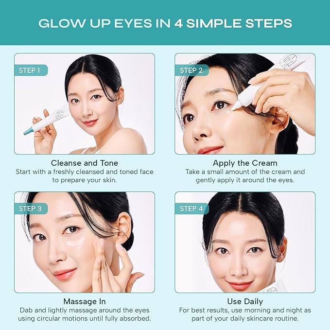 Marinavi Hydrating Eye Cream – Lightweight Moisturizer for Under Eyes, with Hyaluronic Acid, Jojoba & Olive Oil for Soft, Smooth Skin – Gentle Skincare for All Skin Types