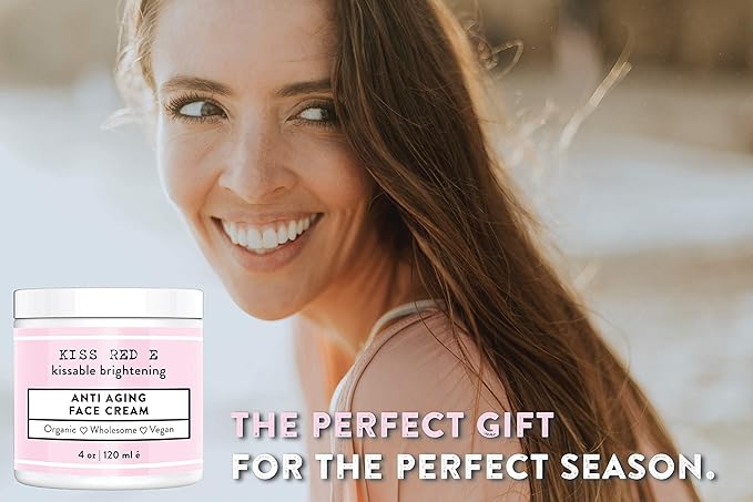 KissRedE Anti Aging Face Cream. Best Anti Wrinkle Cream Moisturizer For Face, Hands, Neck. Reduce Wrinkles, Fine Lines, Crows Feet, Puffy Eyes.