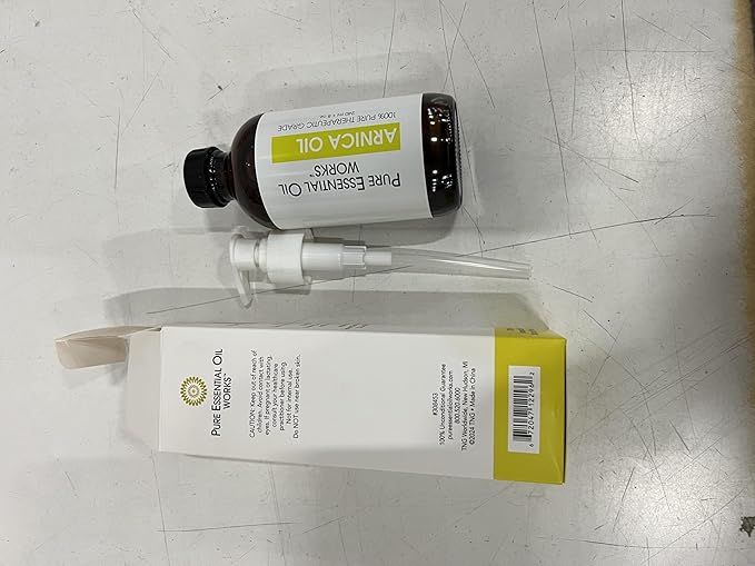 Arnica Oil, 100% Pure, Natural, Paraben-Free, 8 Ounces