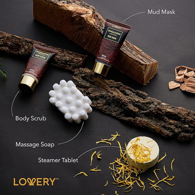 Mens Gift Set, 14Pc Sandalwood Bath Gift Set, Personal Self Care Kit, Gifts from Son, Relaxing Man Gift Basket for Dad, Boyfriend, Husband, Birthday Basket, Grooming & Skin Care for Men