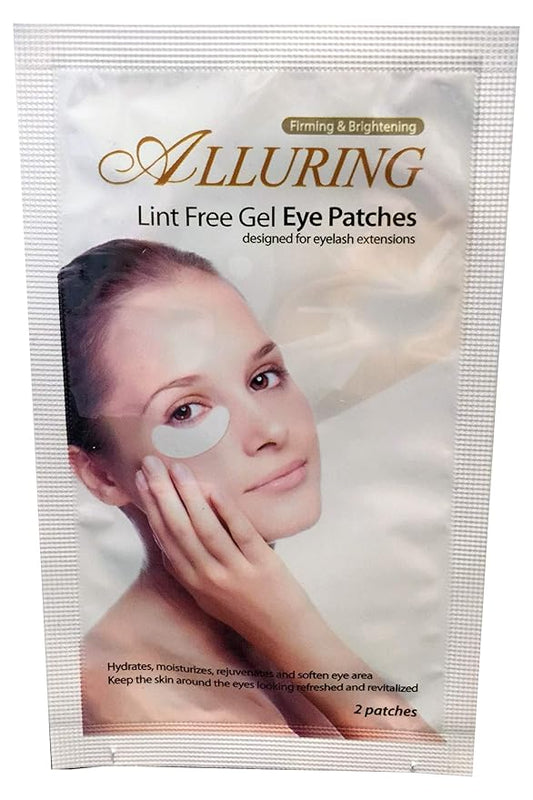 Alluring Eyelash Extensions Under Eye Anti-wrinkle Collagen Eye Pads Patches - CRESCENT SHAPE QTY 10