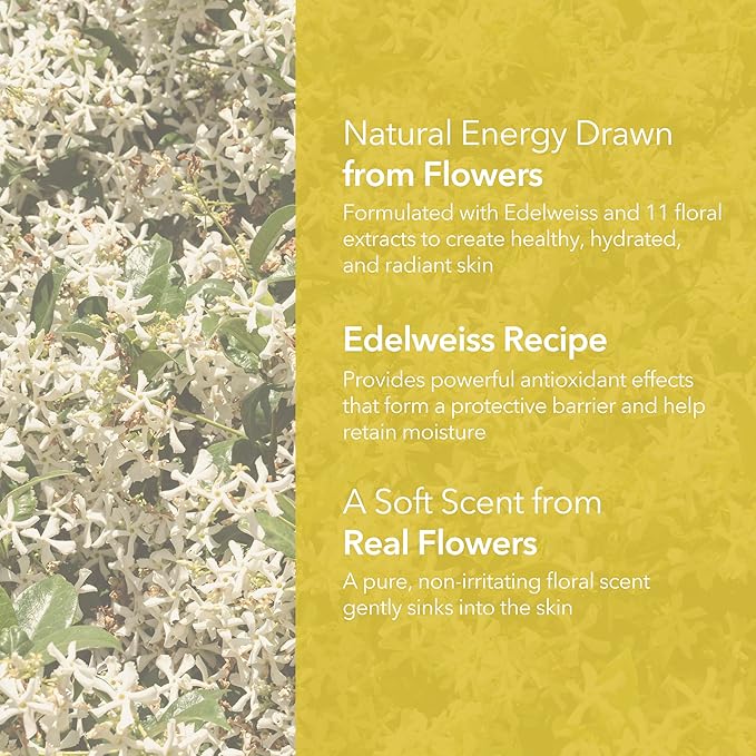 Edelweiss Cleansing Balm – Vegan Makeup Remover and Face Cleanser with Natural Flower Extracts. Korean Skincare, No Parabens or Sulfates (3.38 fl oz)