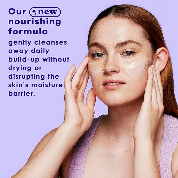 Clean & Clear Night Relaxing Oil-Free Deep Cleaning Face Wash with Deep Sea Minerals & Sea Kelp Extract, For All Skin Types, 8 fl. oz (Pack of 2)