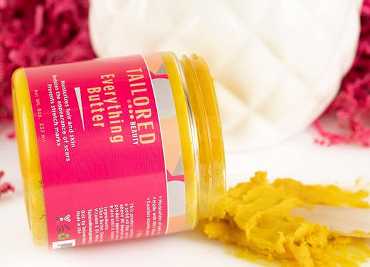 Tailored Beauty Everything Butter For Stylish Hair - Moisturize Skin and Hair - High Prevention from Breakage & Damage 8oz