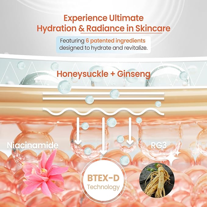 Hydro Cream – Lightweight Ultra-Hydrating Face Moisturizer for Glowing Skin | 50ml (1.69 fl oz) with Hyaluronic Acid & Cica | Korean Skin Care