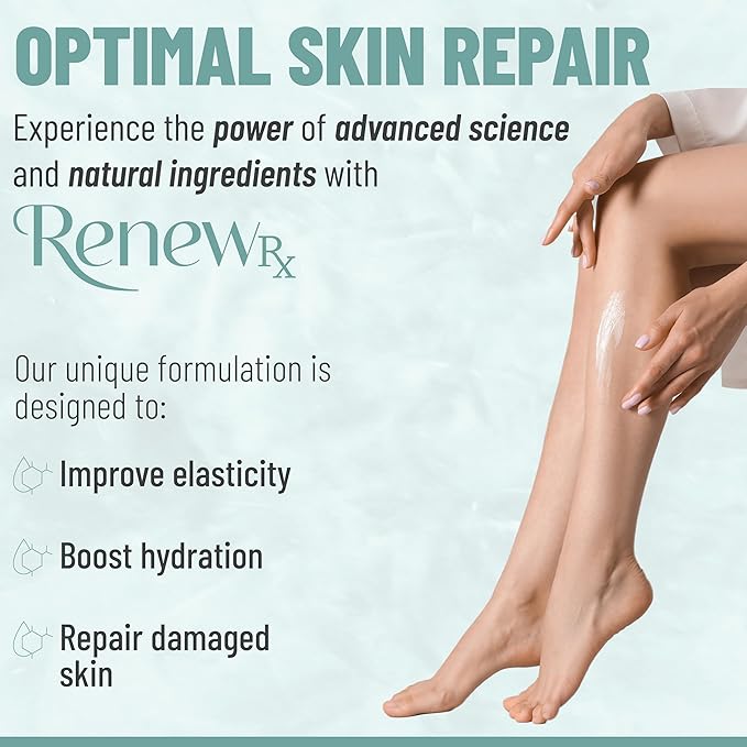 Collagen + Elastin Skin Strengthening Body Butter for Dry Skin – Hydrating & Firming Skin Care, Vegan Skincare, 16 oz