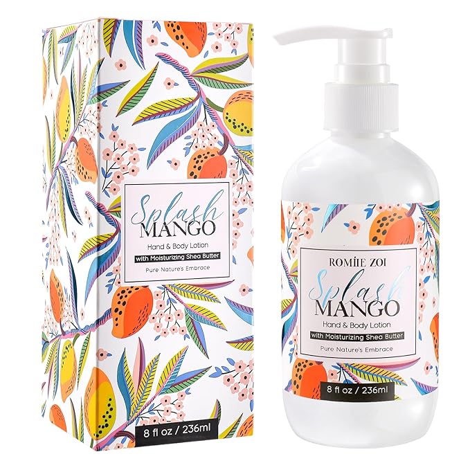 Daily Hand & Body Lotion with Moisturizing Shea Butter for All Skin Type- Splash Mango - 236 ML / 8 FL OZ