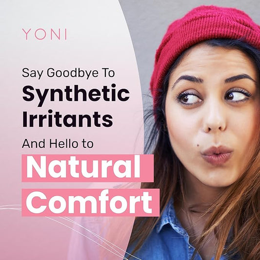 Yoni All-Natural Intimate Care Oil | Powerful Plant-Based Herbal Massage Oil for Intimate Areas | Odor Control, Menstrual Support, Natural pH Balance | Women-Owned (Cherry Blossom)