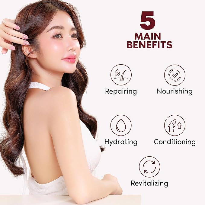 Ravenna Professional Hair Mask for Damaged Hair - Intense Shine & Moisture for All Hair Types - Deep Conditioning Hair Mask for Dry Hair, Mascarilla Para El Cabello, Large Size 1.5 kg/52.9 fl oz.