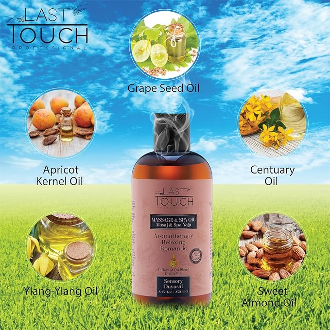 Sensual Massage Oil for Couples Sexual - Massage Oils for Date Night - Massage Oil Massage for Therapy - Aromatherapy Massage Oil Intimate Moments - Aphrodisiac Oil - 8.45 Fl Oz