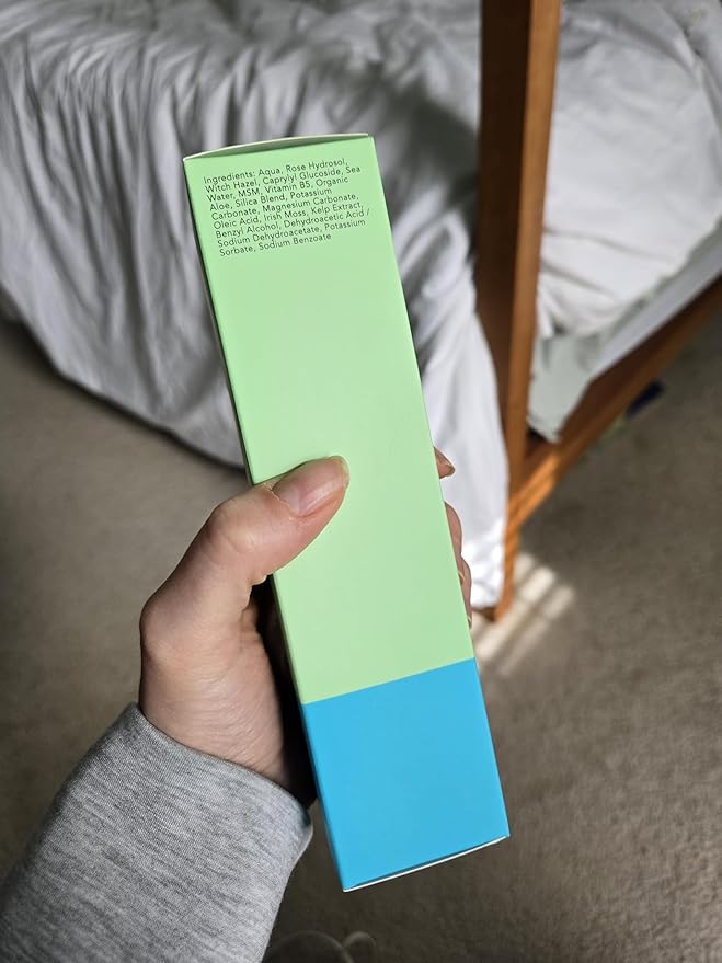 Eight Saints Coast is Clear Seaweed Anti Aging Face Toner, Natural and Organic Alcohol Free Witch Hazel Toner for Face, Minimizes Large Pores and Redness, 6 Ounces