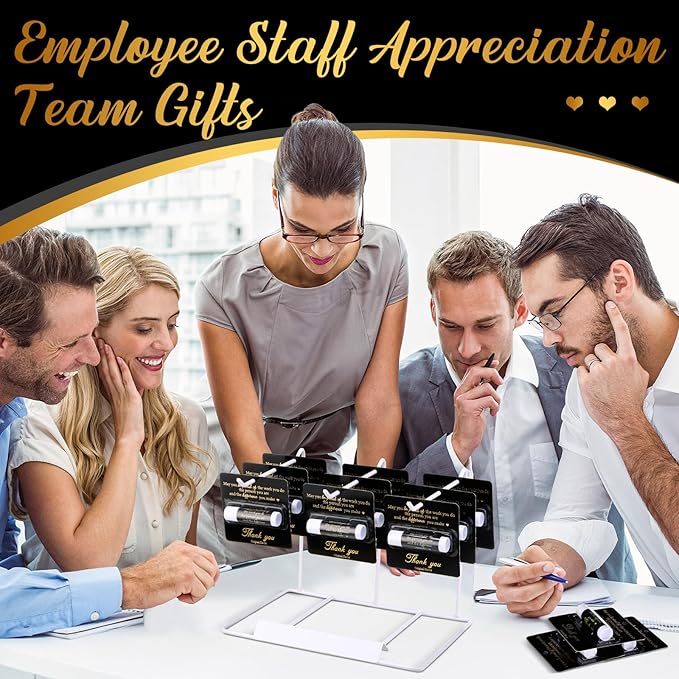 30 Pack Teacher Appreciation Gifts Bulk Lip Balms Employee Staff Team Thank You Gifts Nurse Volunteers Pastor Appreciation Presents for Women Men Coworkers You're the Balm(Black Gold)