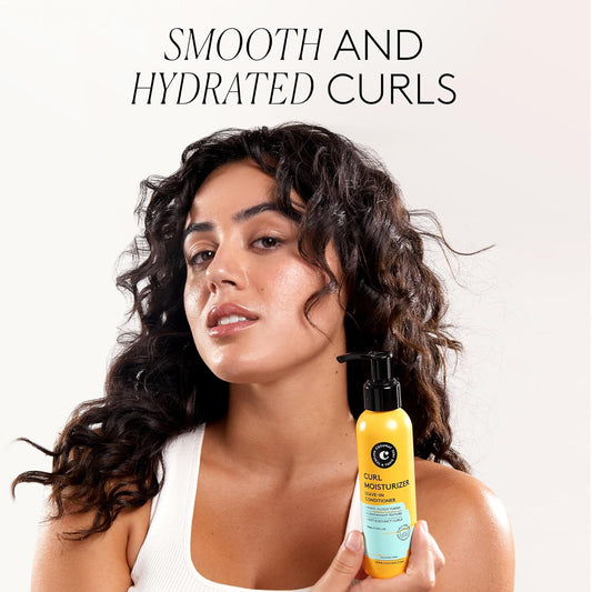 COCUNAT - Curl Moisturizer Leave-in - Curly Hair Gel - Detangles, Defines and Moisturises Curls - Flexible, Shiny and Smooth Curl - Curly Method - Styling Cream - Frizz Control - 150 ml